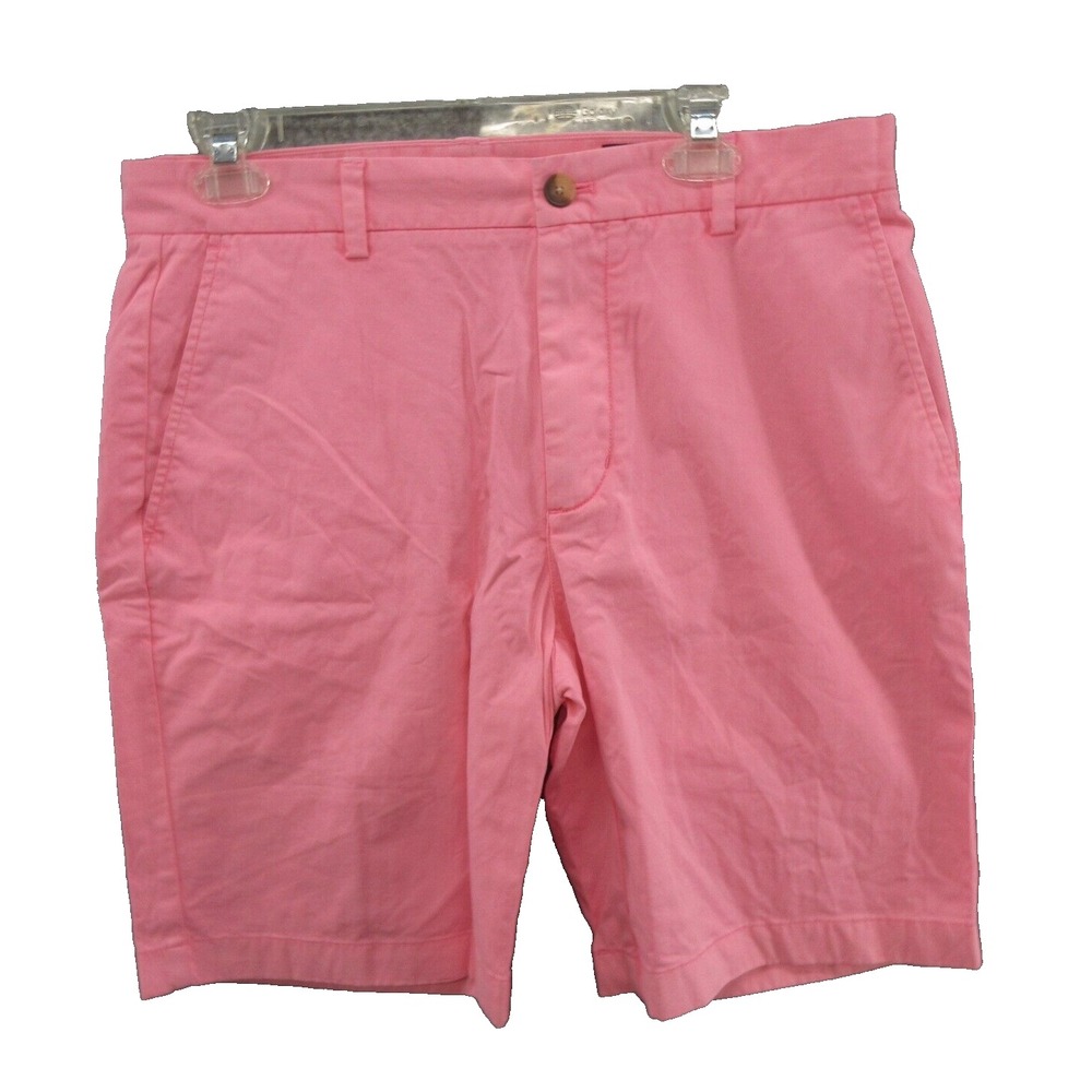 Vineyard Vines Mens Shorts Size 32 9" Breaker Short Chino Stretch Solid Pink New